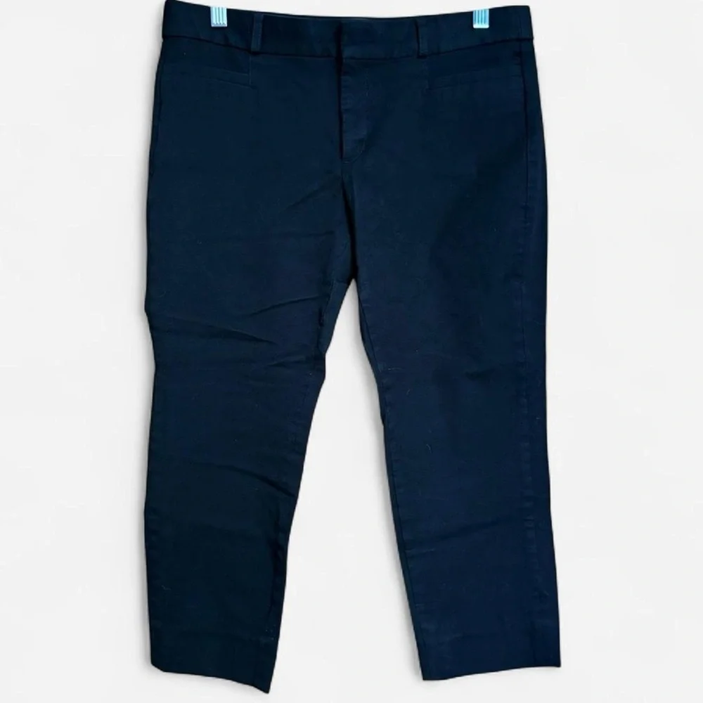 BUNDLE OF 3: Banana Republic Women’s Sloan Fit Cropped Pants Navy, Black, &Olive - Picture 5 of 8